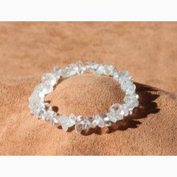 Armbnd med Bjergkrystal chip - Krystal armbnd