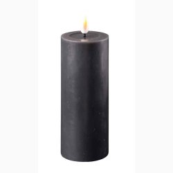 3D flamme Sort led bloklys ( 5*12,5 cm)