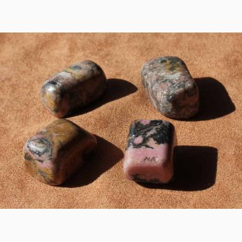 Rhodonite- Rhodonit krystal stk. pris