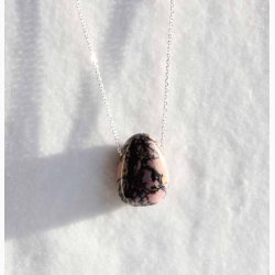 Rodonite drbe krystal vedhng