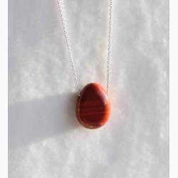 Rd Jasper drbe krystal vedhng