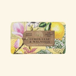 Fast h�nds�be � Lemon Leaf &amp; Magnolia 190 g, The English Soap Company