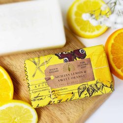 Hndsbe Anniversary Sicilian Lemon &amp; Sweet Orange Sbe  (190 g) - The English Soap Company