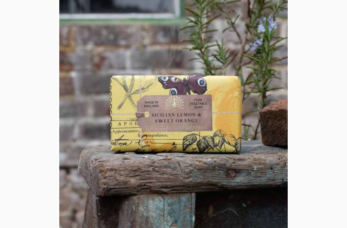 Hndsbe Anniversary Sicilian Lemon &amp; Sweet Orange Sbe  (190 g) - The English Soap Company