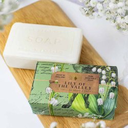 Hndsbe Anniversary Lily of the Valley, Liljekonval Sbe  190 g | The English Soap Company
