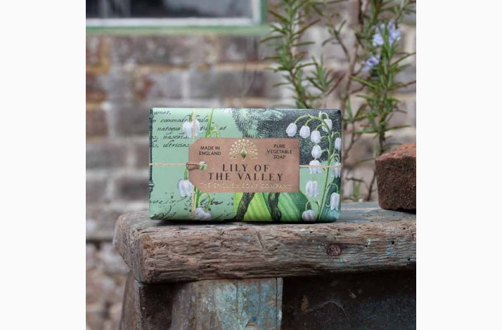Hndsbe Anniversary Lily of the Valley, Liljekonval Sbe  190 g | The English Soap Company