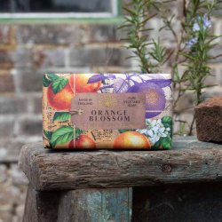 Hndsbe Anniversary Orange Blossom, Appelsinblomst  190 g | The English Soap Company