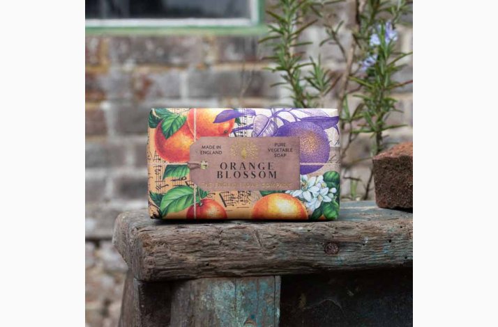 Hndsbe Anniversary Orange Blossom, Appelsinblomst  190 g | The English Soap Company