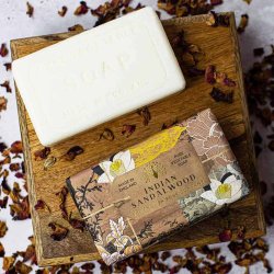 Hndsbe Anniversary Indian Sandalwood, Sandeltr  190 g | The English Soap Company