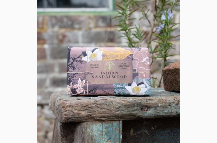 Hndsbe Anniversary Indian Sandalwood, Sandeltr  190 g | The English Soap Company