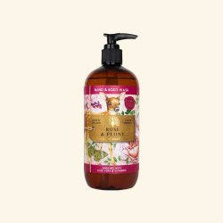 Flydende H�nds�be - Rose &amp; Peony, (med aloe vera &amp; vitamin E) 500 ml, Luksuri�s h�nds�be | The English Soap Company 