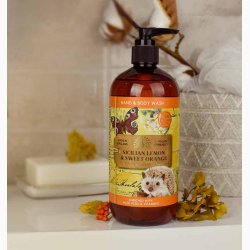 Flydende Hndsbe Anniversary Sicilian Lemon &amp; Sweet Orange, 500 ml  The English Soap Company