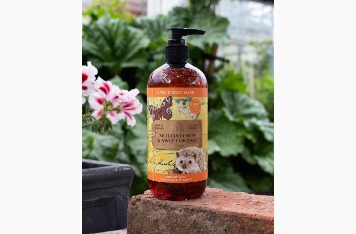 Flydende Hndsbe Anniversary Sicilian Lemon &amp; Sweet Orange, 500 ml  The English Soap Company