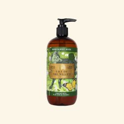 Flydende H�nd- og Kropss�be � Lily of the Valley, Liljekonval (med aloe vera &amp; vitamin E) 500 ml, Luksuri�s h�nds�be | The English Soap Company 