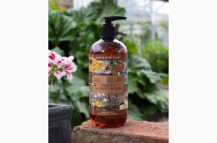 Flydende H�nds�be Anniversary Indian Sandalwood, 500 ml � The English Soap Company
