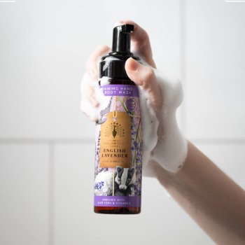 Skumh�nds�be � English Lavender / Lavendel (med aloe vera & vitamin E) � 200 ml, The English Soap Company