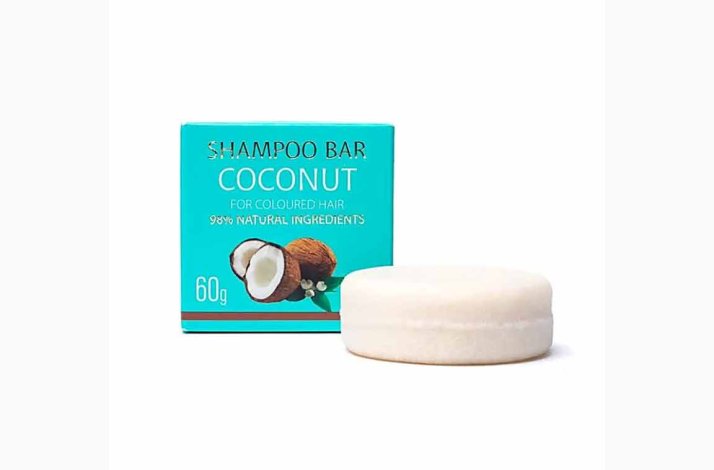 Shampoo bar 60 G - Coconut - Kokos, til farvet hr