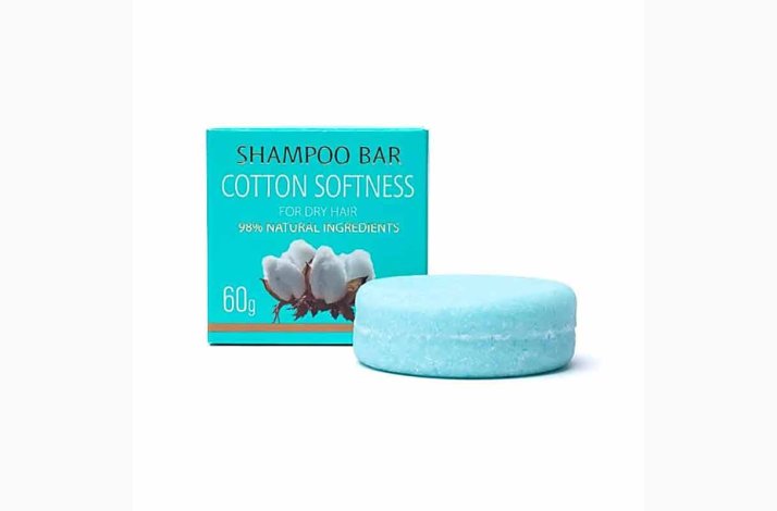 Shampoo bar 60 G - Cotton Softness - Bomuldsbldhed, til trt hr