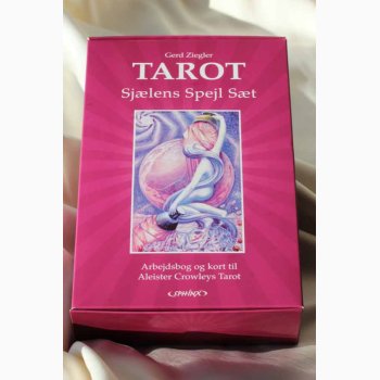 Tarot Sjlens Spejl ST Dansk Bog + Engelske Crowley Tarotkort