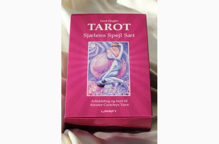 Tarot Sjlens Spejl ST Dansk Bog + Engelske Crowley Tarotkort