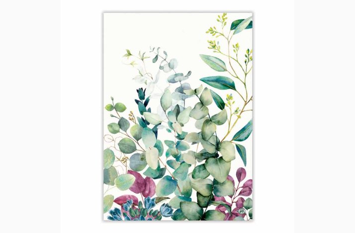 Viskestykke EUCALYPTUS and MINT - Michel Design Works