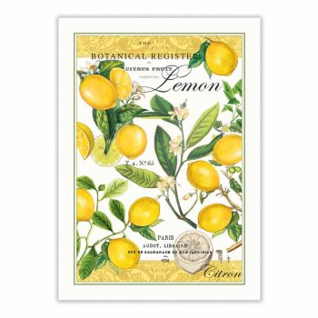 Viskestykke LEMON BASIL - Citrus/basilikum - Michel Design Works