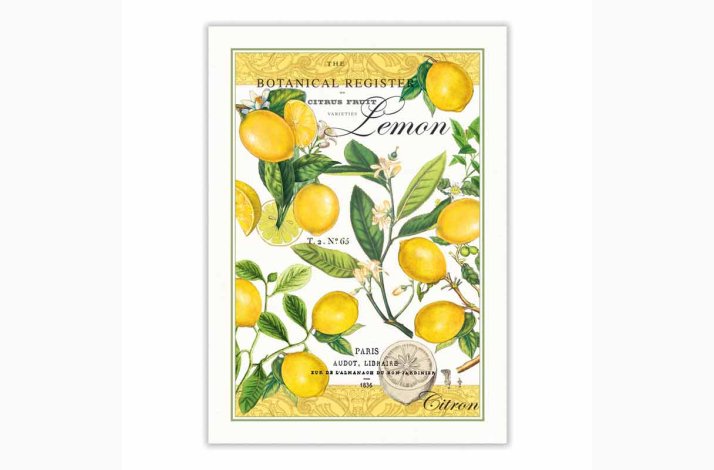 Viskestykke LEMON BASIL - Citrus/basilikum - Michel Design Works
