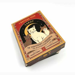 Tarotkort p dansk -Tarot  I kattens tegn (tarotkort/hndbog p dansk) af Catherine Davidson