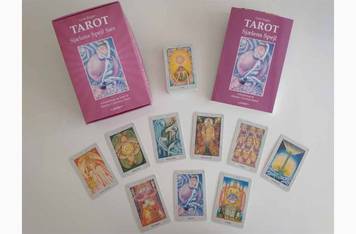 Tarot Sjælens Spejl (DANSK SÆT) Bog og Danske Crowley - Tarotkort ApS