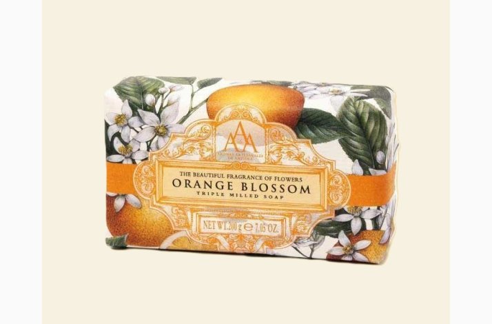 Hndsbe Orange Blossom (200 G), appelsinblomst Triple Milled (tredobbelt malet) sbe