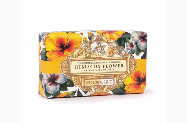 Triple Milled Soap  Hibiscus Flower (200 G) - The Somerset Toiletry Co.