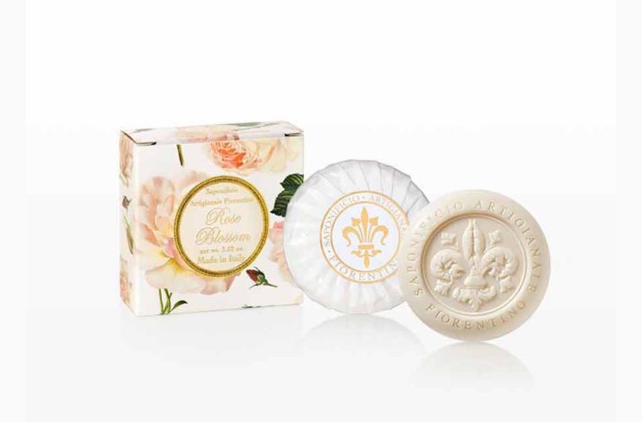 Vegetabilsk sbe Rose Blossom, rosesbe - 100 G - Saponificio Artigianale Fiorentino