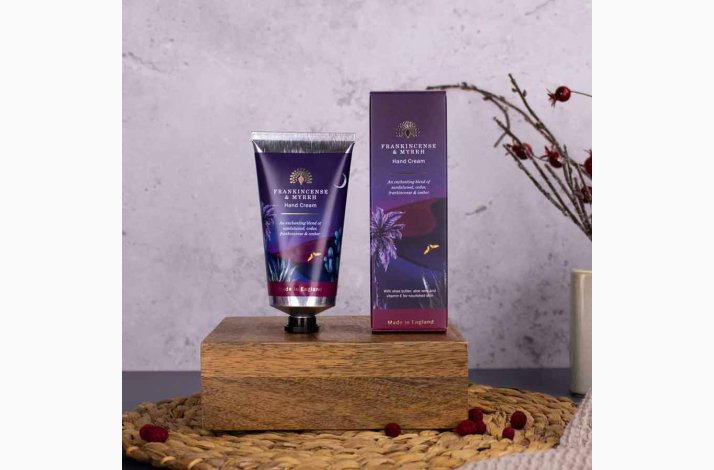 Wintertide Frankincense &amp; Myrrh Hndcreme,75 ml - The English Soap Company