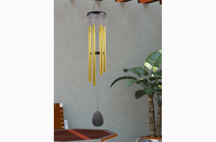 Wind Chime MELODY 100 cm - TRADITIONAL GOLD - Vindklokke