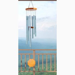 Wind Chime HARMONY 80 cm - CEMENT BLUE- Vindklokke