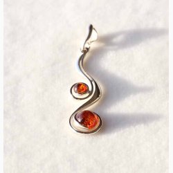 Rav kugler i slvbnd vedhng