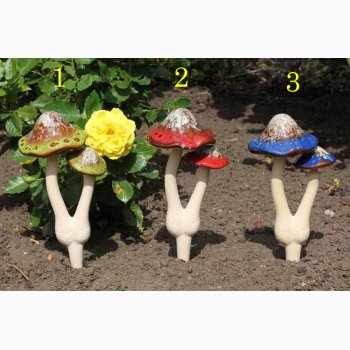 Paddehatte 2 i en 33 cm hj i keramik, vlg