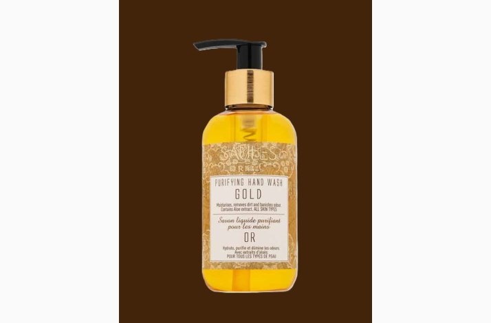 Flydende hndsbe Gold, duft af tragtige noter, kanel, mynte og patchouli, 200 ML