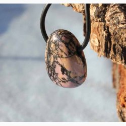 Rodonite drbe krystal vedhng