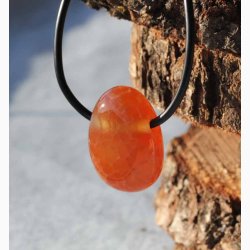 Ild Agat drbe krystal vedhng