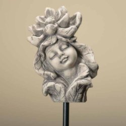 kande pige betonfarvet - Buste