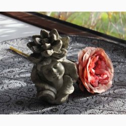 �kande pige betonfarvet - Buste