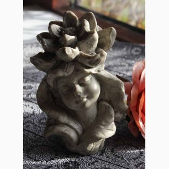 �kande pige betonfarvet - Buste