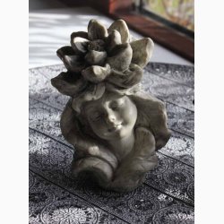 �kande pige betonfarvet - Buste