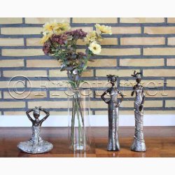 Kunstig Plante Echeveria H: 45 cm vinrd 