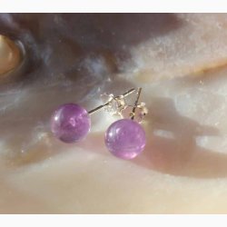 restikker Ametyst kugler (6 mm)  - Krystal reringe