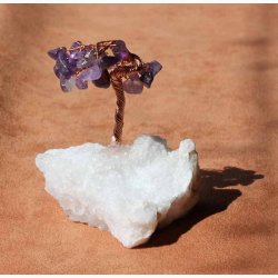 Krystal tr Ametyst 5.5 x 5.5 x 7 cm