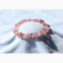 Armbnd med Jordbrkvarts chip - Krystal armbnd