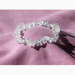 Armbnd med Bjergkrystal chip - Krystal armbnd