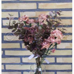 Kunstig Plante Eucalyptus gren 70 cm Lilla/rdlige farver